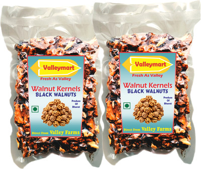 Valleymart Premium Black Walnut Kernels, Fresh Farm Produce Walnuts(2 x 250 g)