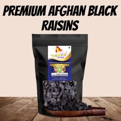 Leeve Dry fruits Premium Afghani Seedless Black Raisins |Kali Kishmish | Delicious&Healthy Snack Raisins(250 g)