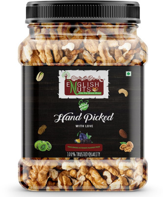 ENGLISH NUTS 1kg Jar Packed Walnut Kernels | Walnut Without Shell 1 Kg | Quarter Akhrot Giri Walnuts, Kernels(1000 g)