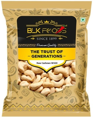 BLK FOODS Premium Whole Cashew Nuts Plain (100% Crunchy Kaju) Cashews(500 g)