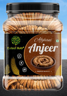 DRIED HUB Afghani Anjeer 1 Kg | Healthy Sun-Dried Figs | Rich Natural Source of Fiber Figs(1 x 1000 g)