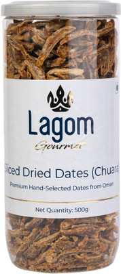 Lagom Gourmet Sliced Dried Dates || Dates(1 x 500 g)