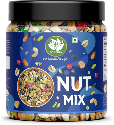 go vegan Healthy Nutmix | Trail Mix | Assorted Seeds & Nuts(1 x 250 g)