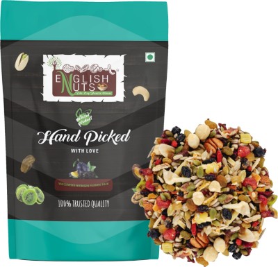 ENGLISH NUTS 1 Kg Mixed Dryfruits Mixture |15 In 1 Mix Nuts, Seeds, Berries|Premium Snack Mix(2 x 500 g)