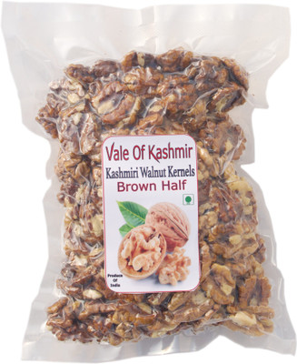 vale of kashmir Walnut Kernels Brown Half Vacuum Packed , Akhrot Giri Walnuts Without Shell Walnuts(1 x 500 g)