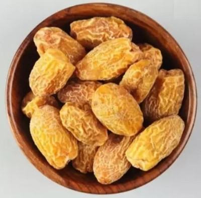 Oelloh Fresh Yellow Dry Dates Khajur Khajoor, Medium Grade Size Dry Dates(1 x 1 kg)