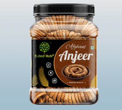 DRIED HUB Afghani Anjeer | Dried Figs | Natural Sweet Healthy Fiber Snack Figs(1 x 1 kg)