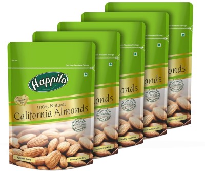 Happilo Premium California Almonds | Badam Giri | High in Fiber & Boost Immunity Almonds(5 x 200 g)