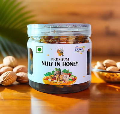 6TFLYs Organic & Pure Kashmiri Honey With Dryfruits & Nuts For Immunity & Energy Boost Almonds, Cashews, Kernels, Pistachios, Kernels, Raisins, Figs(1 x 400 g)