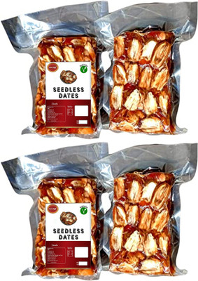 RED CLIFF Premium Seedless Dates | Pin Khajoor | Combo Pack Of 2 | Dates(2 x 500 g)