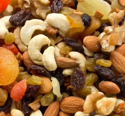 Bharvi Nutmix Healthy Namkeen Snacks Contains Mixed Dry Fruits Assorted Seeds & Nuts(1 x 200 g)