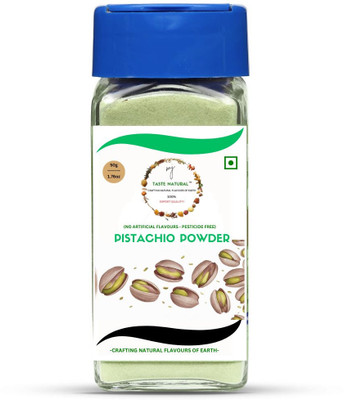 MJ TASTE NATURAL Pista Powder | Freshly Ground, Non-GMO | Rich in Protein Pistachios(1 x 50 g)