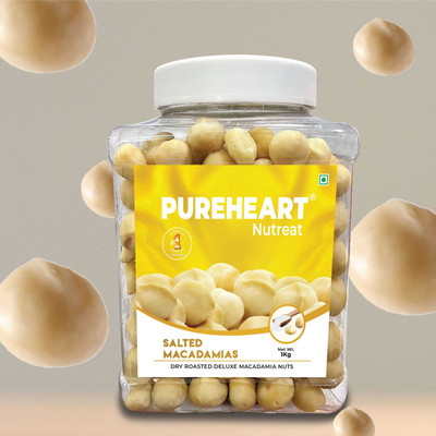 PUREHEART Salted Macadamia Macadamia Nuts(1 x 1 kg)