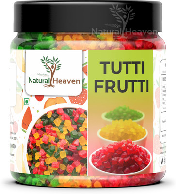 Natural Heaven Multicolor Tutti Frutti | Fresh Cherries for Cakes & Cookies Decoration Cherries(1 x 400 g)