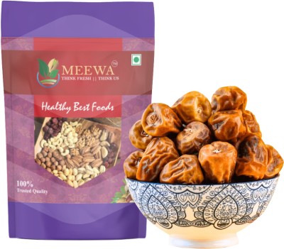 MEEWA 1 Kg Zahidi Dates | Semi Dry Dates | Golden Brown Dates | Premium Range| Dates, Dry Dates(2 x 500 g)