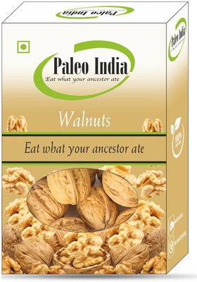 Paleo India Walnut with Shell Jumbo| Kaagzi Akhrot| Inshell Walnuts(1 x 500 g)