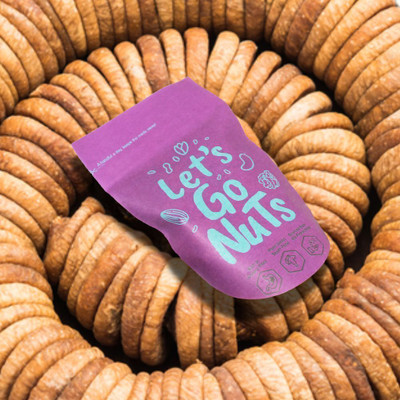 Let's GoNuts Fresh & Pulpy Dried Figs / Anjeer 150gx2 Figs(2 x 150 g)