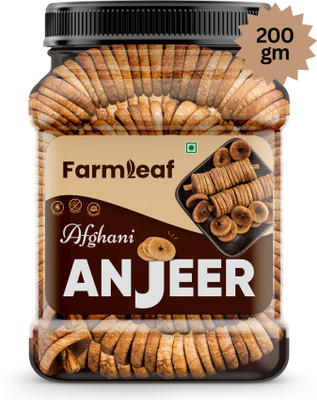 FarmLeaf Premium Afgani Anjeer | Dry Fruits | Soft Figs(1 x 200 g)