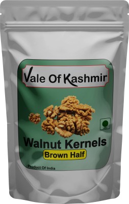 vale of kashmir Kashmiri Walnut Kernels Brown Half, Kashmiri Akhrot Giri Walnuts(500 g)