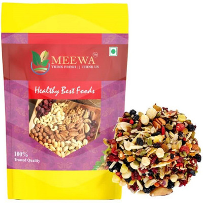 MEEWA 1KG MIXED NUTS TRIAL MIX PREMIUM DRIED FRUITS For Rs. 510 @ 66% off