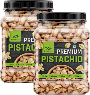 Greenfinity Whole Roasted Salted Pistachios [Pista King] [Vacuum Pack] - 1kg Pistachios(1 kg)