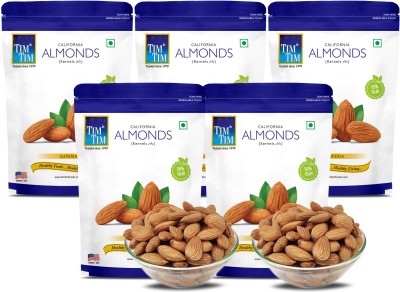 Tim Tim California Superia Almonds 1 kg | Badam Giri | Healthy Snacks Almonds(5 x 0.2 kg)