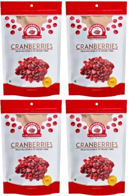 WONDERLAND Foods American California Dried Sliced Cranberry (200g x 4) Cranberries(4 x 200 g)