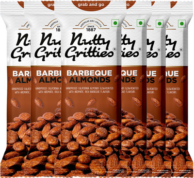 Nutty Gritties Grab and go Barbeque Almonds Almonds(6 x 40 g)