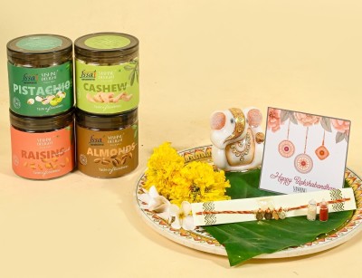 VISHNU DELIGHT Dry Fruit Gift Box of Cashew Almond Raisin Pista For Festival, Special Occassion(800 g)