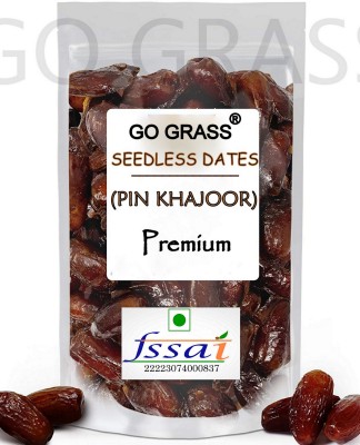 GO GRASS | Pin Khajur | Arabian Dates | Exceptional Taste and Soft Texture | Dates(500 g)