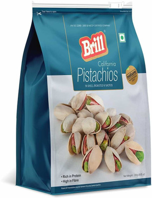 BRILL Roasted & Salted California Pistachios(1 x 250 g)