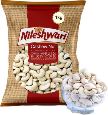 Nileshwari Premium Cashew Kernels (W320) Cashews(1 kg)