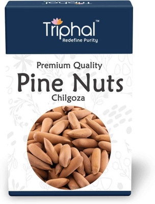 Triphal Pine Nuts | With Shell | Premium Chilgoza | 100 Grams Pine Nuts(1 x 100 g)