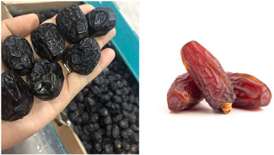 Royal foodery AJWA DATES 500GRAM MABROOM DATES 500GRAM IMPORTED DATES PREMIUM KHAJUR KHAJOOR Dates(2 x 0.5 kg)