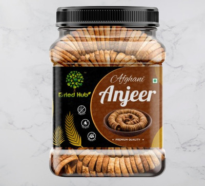 DRIED HUB Afghani Anjeer | Natural Dried Figs | Healthy Sweet Snack Rich In Fiber Figs(1 x 1 kg)