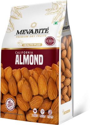 MEVABITE Almonds 1Kg Protein Dry Fruit for Snacking, Cooking & Gifting | Rich in Fiber Almonds(1 x 1 kg)