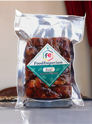 FoodEmporium Dates with Seeds | Vaccum Pack Khajur | Arabian Dates| Pin Khajoor Dates(2 x 0.5 kg)