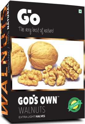 Go Organic Extra Light Halves Walnuts Kernels Walnuts(250 g)