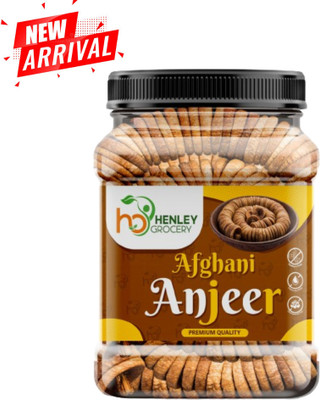 HENLEY Premium Natural Afghani Anjeer 1kg | Rich in Iron | Fibre & Vitamins Dry Figs Figs(1 x 1000 g)
