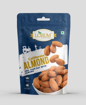 LOJIUM Premium Quality California Dry Almonds(400g) |Rich in fiber Almonds(400 g)