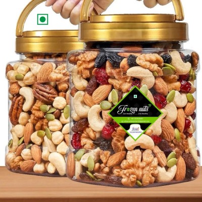 Frozen nuts Premium Mewa Mix Almonds, Cashews, Kiwi, Walnuts, Apricots, Dates, Blueberry, Assorted Fruits & Nuts(200 g)