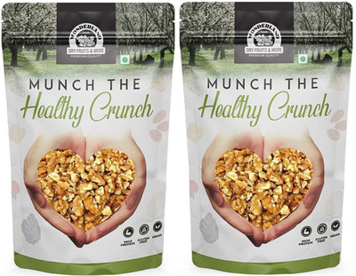WONDERLAND Foods - Natural Dried Broken Walnut Kernels (Akhrot Giri) Walnuts(2 x 400 g)