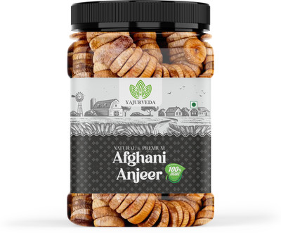 Yajurveda Dried Figs | Afghani Anjeer Dry Fruits | Medium Size Anjir | Dry Fruits Figs(1 x 250 g)