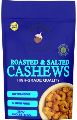 DRYVELLY Premium Roasted & Salted Cashews | Roasted & Salted kaju | NAMKEEN Kaju Cashews(400 g)