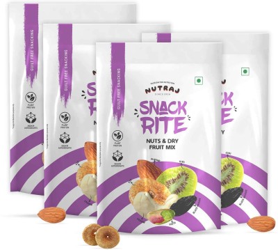 Nutraj Snackrite Nuts and Dry Fruits Mix 600g(4 x 150 g)