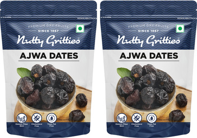 Nutty Gritties Premium Ajwa Pouch Dry Dates(2 x 350 g)