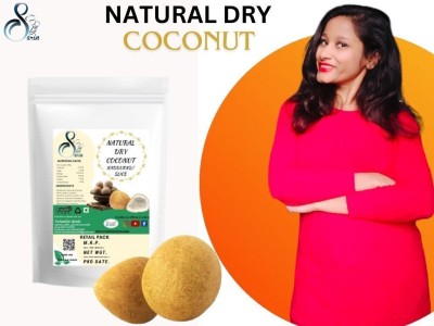 Sarin Sun dried Ball Coconuts Copra Dry Coconut Sabut Gota Khopra Copra Sukha Nariyal Dry Copra(1 kg)