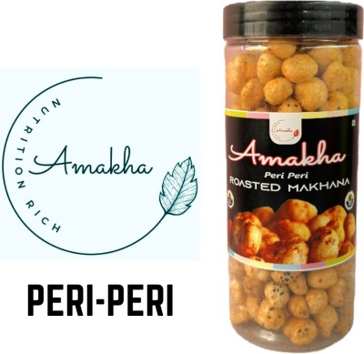 AMAKHA Peri Peri Flavoured Roasted Makhana Fox Nut(80 g)