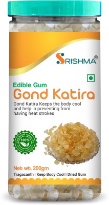 Srishma Gond Katira Pure (Edible ) | Tragacanth | Keep body cool | Dried Gum(200 g)