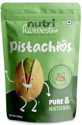 Nutri Harvest Premium Pure and Natural Pistachios Pistachios(1 x 500 g)